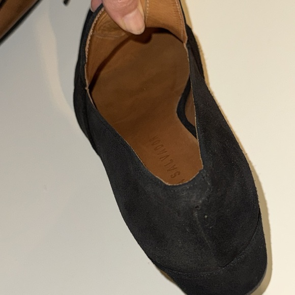 Freda Salvador Black Suede Shoes - Picture 6 of 7